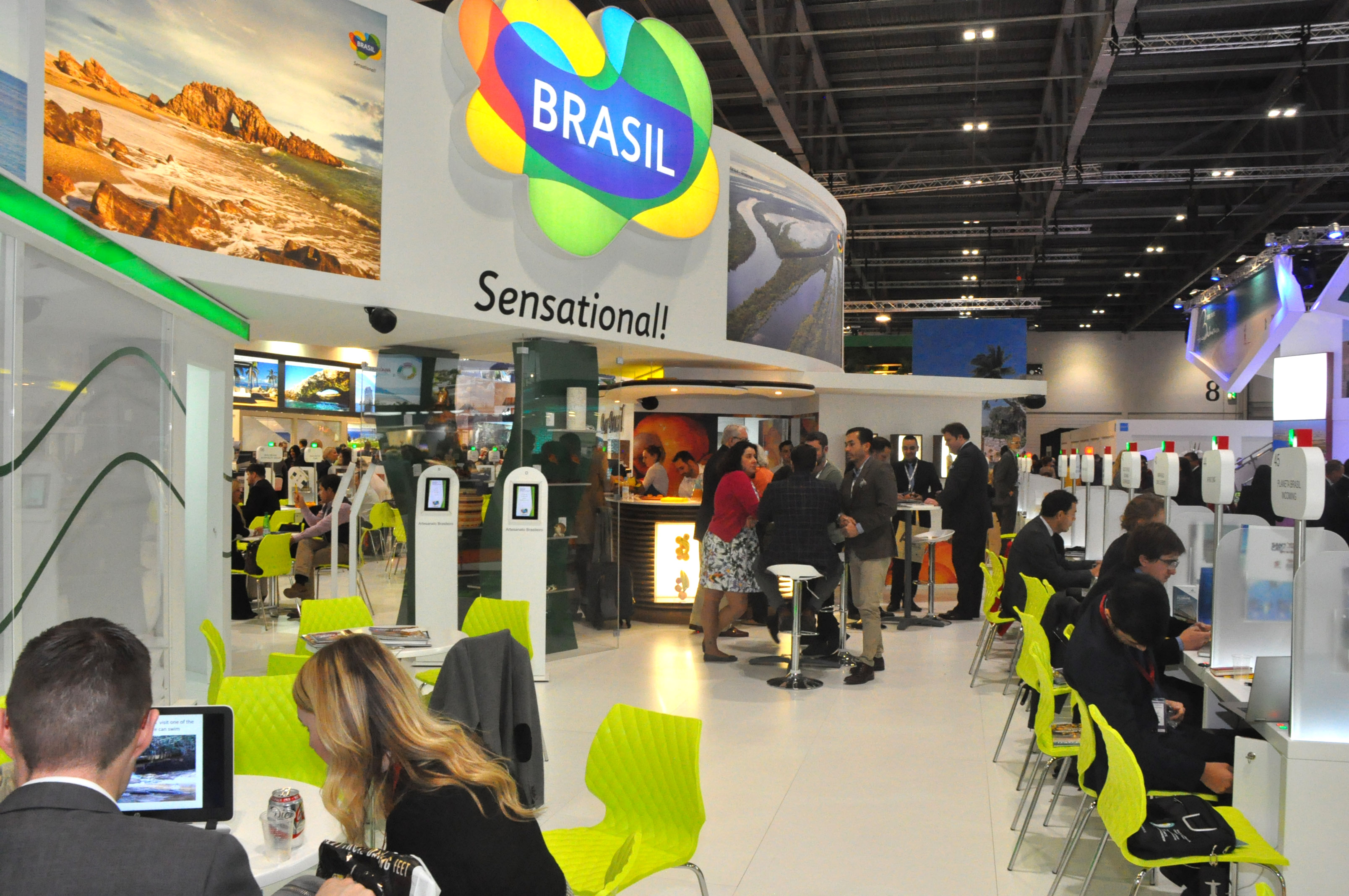 Estande do Brasil Estande do Brasil