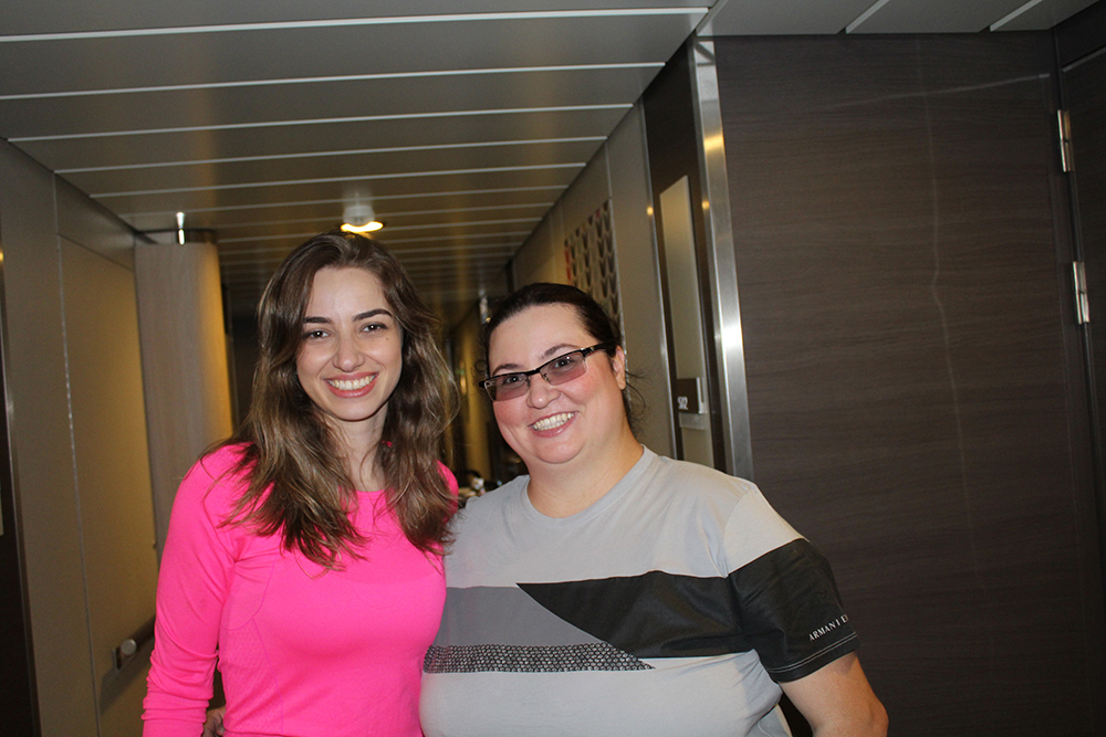 Felicia Salomão e Bruna Sérgio, da Rodojet Viagens Felicia Salomão e Bruna Sérgio, da Rodojet Viagens