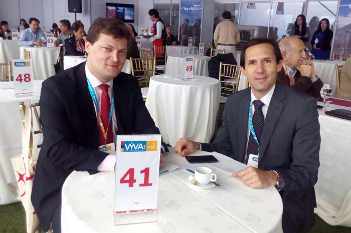 Felipe Dias e Rodrigo Vaz, da CVC Brasil Foto: Juan Jaeger Felipe Dias e Rodrigo Vaz, da CVC Brasil Foto: Juan Jaeger