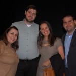 Fernanda Mangini e Icaro Jordão, da Totvs, Fernanda Oliveira e João Cazeiro, da GJP