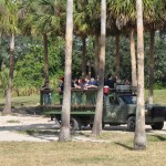 Grupo do Visit Orlando durante Safári