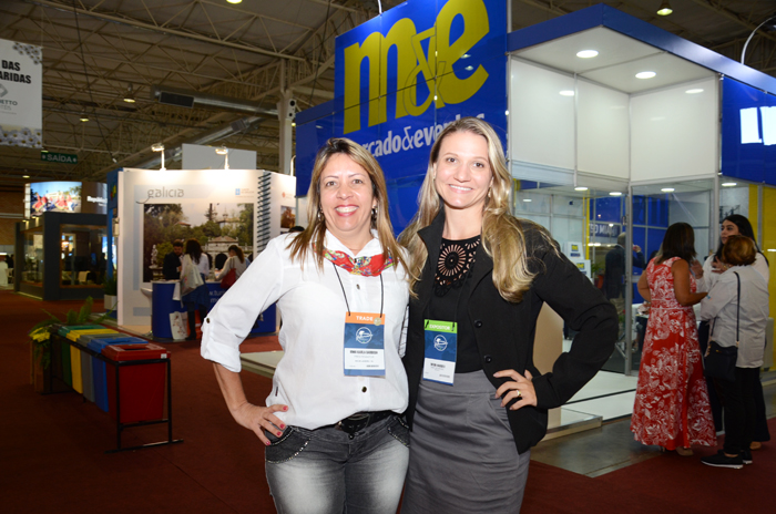 Irma Karla Barbosa, da Fenagtur, e Cinthia Marques, do MTur
