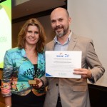 Isabel Barnasque, coordenadora de Sustentabilidade do Ministério do Turismo, e Wandson Dias, da BWT Operadora