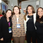 Jaqueline Rodrigues, da MGM, Maria Helena, do Hotel Diogo, Marisa Alves, do Dom Pedro, e Valdelice Oliveira, do Gran Mareiro Hotel