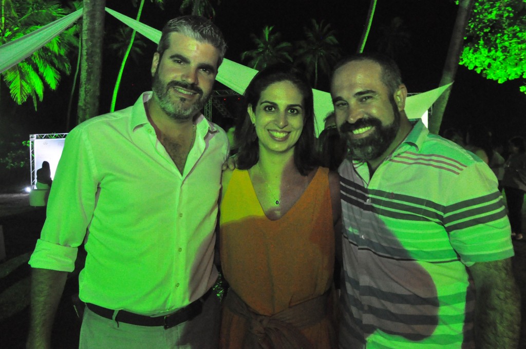 Jesús Sobrino, Carolina Abud e Sergio Zertuche, do Palladium
