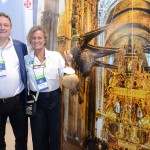 Juan Pensalo, do Caminhos de Santiago, e Mari Masgrau, do M&E