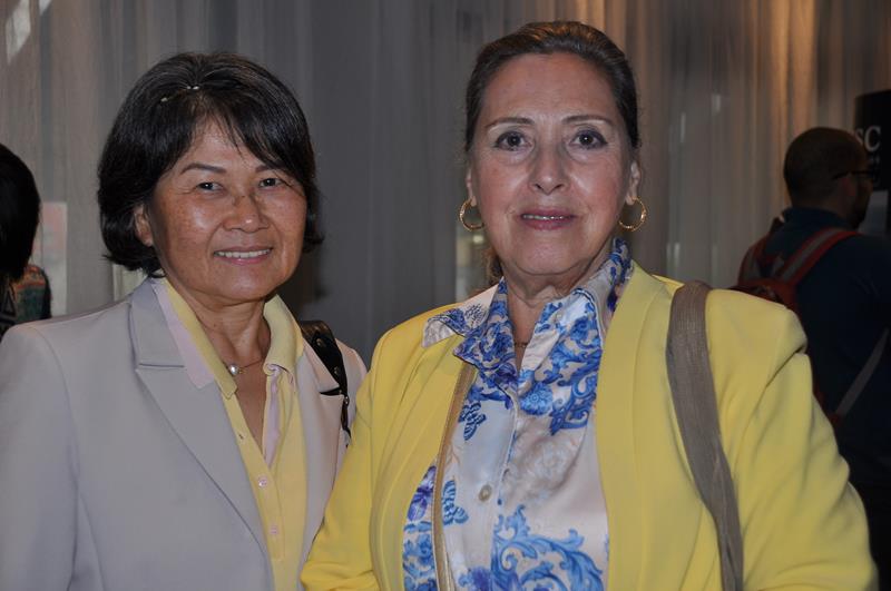 Junko Nomura, da  JN Travel, e Carmen Filanine, da CLF Viagens