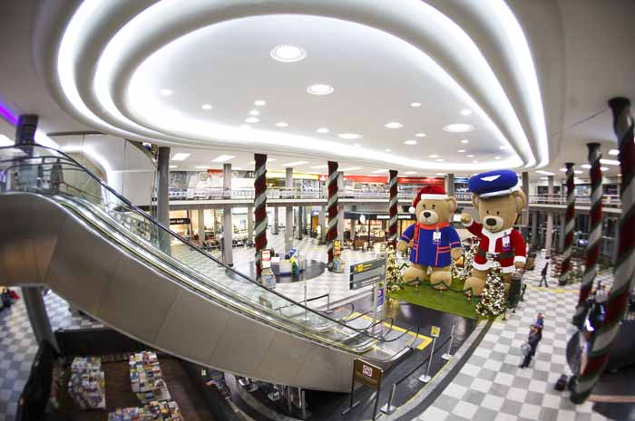 Decoração de Natal da Latam em Congonhas Decoração de Natal da Latam em Congonhas