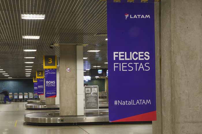 Decoração de Natal da Latam em Congonhas Decoração de Natal da Latam em Congonhas