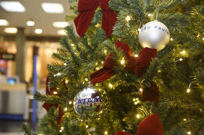 Decoração de Natal da Latam em Congonhas Decoração de Natal da Latam em Congonhas
