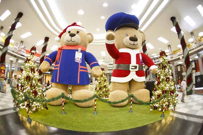 Decoração de Natal da Latam em Congonhas Decoração de Natal da Latam em Congonhas