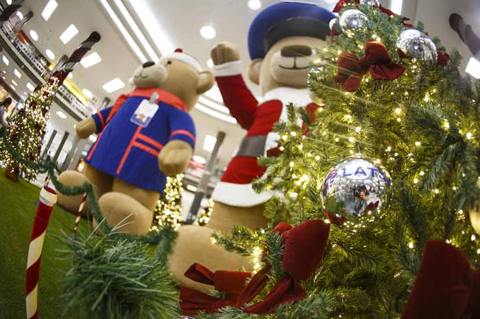 Decoração de Natal da Latam em Congonhas Decoração de Natal da Latam em Congonhas