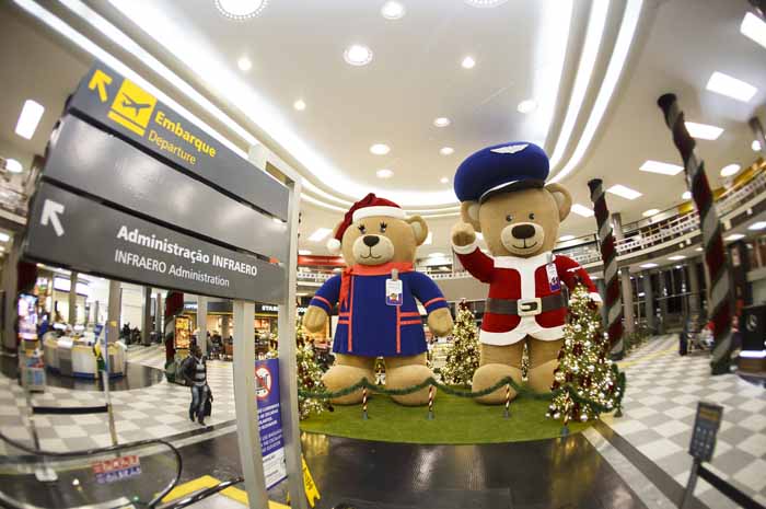 Decoração de Natal da Latam em Congonhas Decoração de Natal da Latam em Congonhas