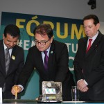 Lançamento do selo  comemorativo dos 50 anos da Embratur