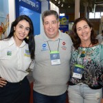 Luciana Fernandes, do M&E, Otaviano Maroja, de Porto de Galinhas, e Valéria Gordilho, de Porto de Galinhas