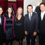 Luciana Fernandes e Vitor Bauab, do M&E, com Marcus Rossi, Juliana e Eduardo Zorzanello, do Festuris