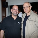 Luis Camelo, da United, e Altamiro Medici, da SAA