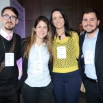 Luiz Condez e Raquel Gomes, da Delta, com Marcia Paula e Eduardo Zerbielli, da GOL