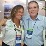 MAri Masgrau, do M&E, e João Araujo, do Cruceros Australis