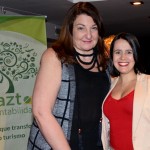 Magda Nassar, da Braztoa, e Juliana Assumpção, da Aviesp
