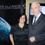 Marcia Galvão e Ian Gillespie, da Star Alliance