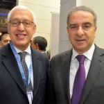 Marcio Favilla, da OMT, e Michel Pharaon, Ministro do Turismo do Líbano