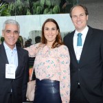 Marcos Balsamão, da Alatur JB, Adriana Cavalcanti, da AirFrance KLM, e Eduardo Vasconcellos, da Kontik