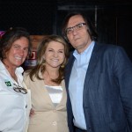 Mari Masgrau, do M&E, Marta Rossi, do Festuris, e Jean-Philipe Pérol, da Atout France