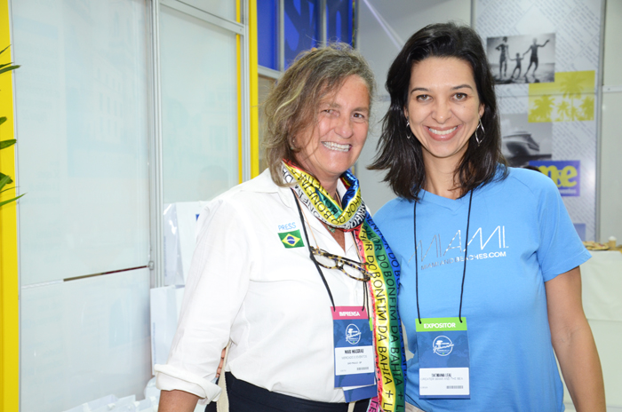 Mari Masgrau, do M&E, e Tathiana Leal, do Miami CVB