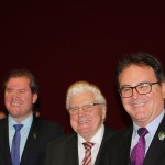 Marx Belrão e Vinícius Lummertz, com João Moritz, presidente da Camara Empresarial de Turismo