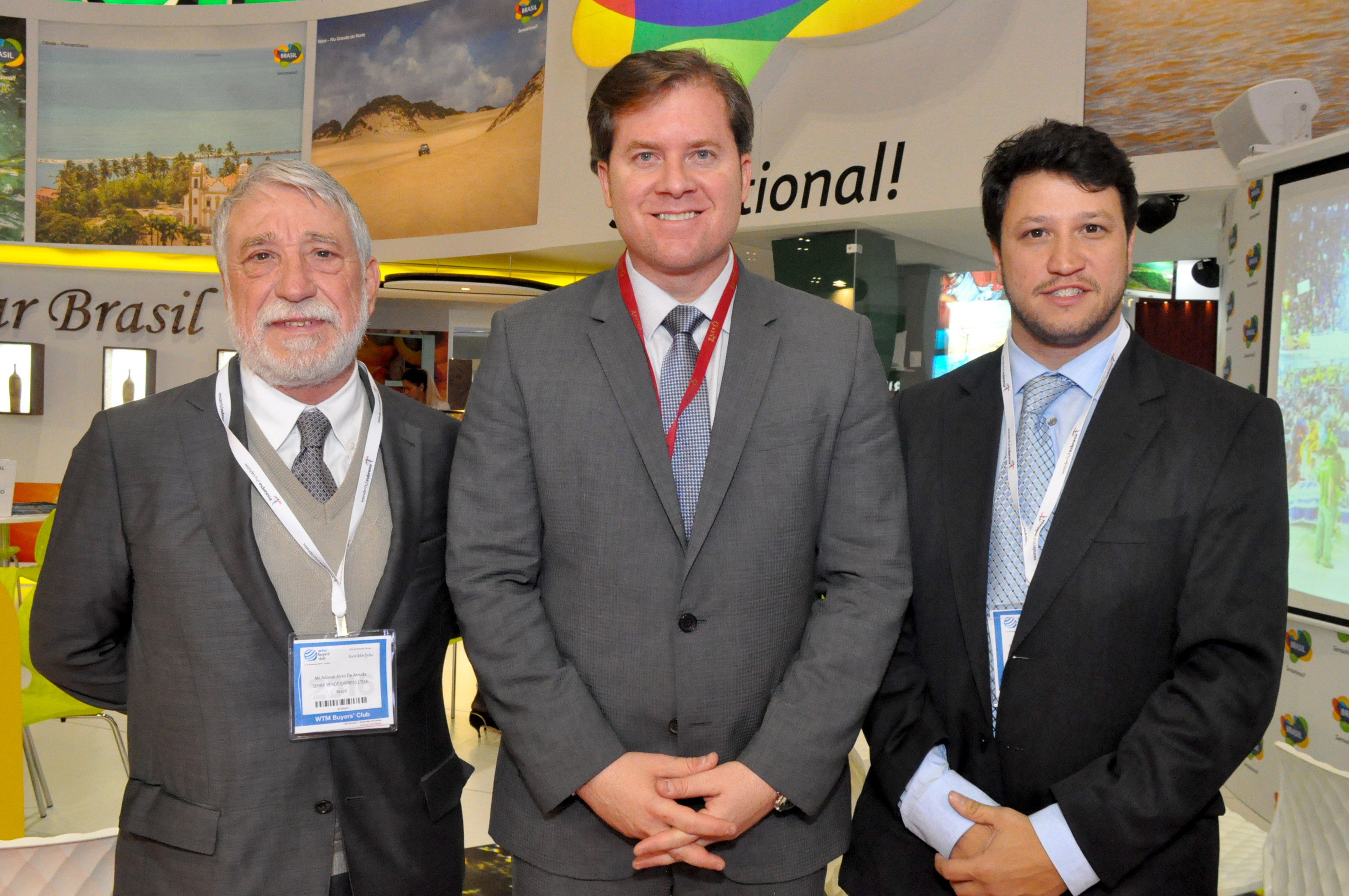 Marx Beltrão, Ministro do Turismo, com Adonai Arruda e Adonai Arruda Filho, do Serra Verde Express Marx Beltrão, Ministro do Turismo, com Adonai Arruda e Adonai Arruda Filho, do Serra Verde Express