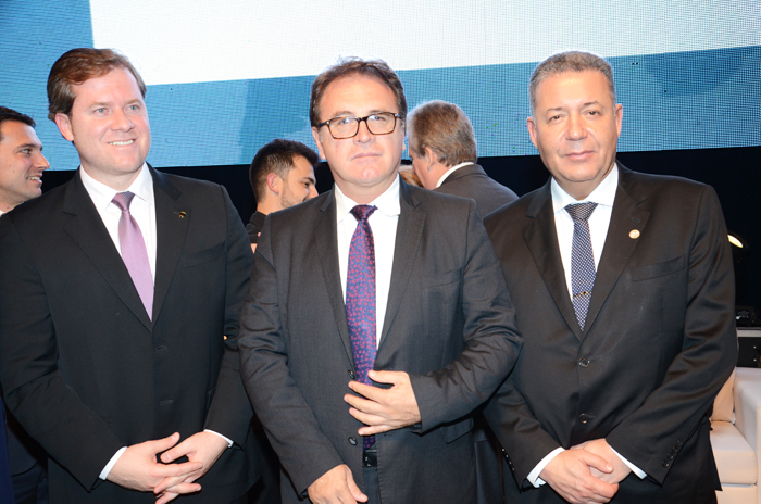 Marx Beltrão, Vinicius Lummertzs, e Alexandre Sampaio