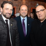 Milton Zuanazzi, presidente da SBTur, João Alfredo de Castilhos, e Victor Hugo, Secretário de Turismo do Rio Grande do Sul