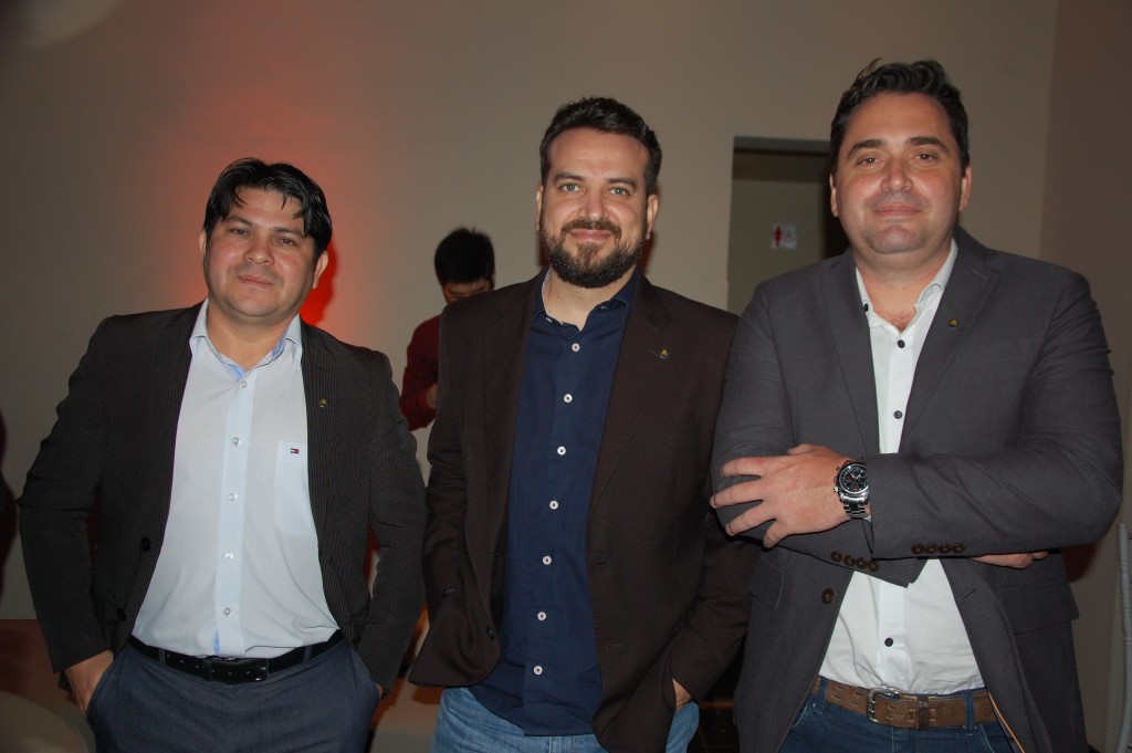 Nilson Rocha, Wyndham Garden, Ciro Melherbi, do Wyndham Foz Iguaçu, e Roberto Carlomagno, TRYP Ribeirão Preto