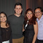 Nyedka Cavalcanti, Rogério Quintal, Samara Bezerra e Antoniel Mendes, dos hotéis de Recife da rede