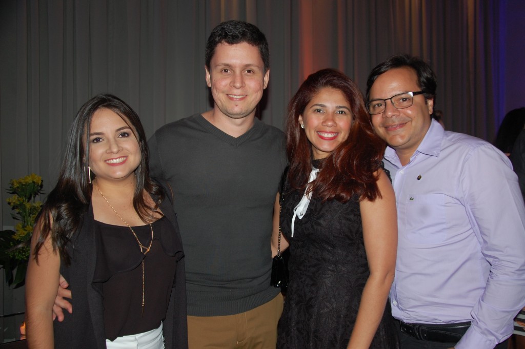 Nyedka Cavalcanti, Rogério Quintal, Samara Bezerra e Antoniel Mendes, dos hotéis de Recife da rede