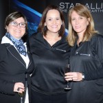 Nádia Kardouss, da CopaAirlines, Sandra Passetto, da Air Canada, e Cristina Rachee, da Lufthansa Swiss