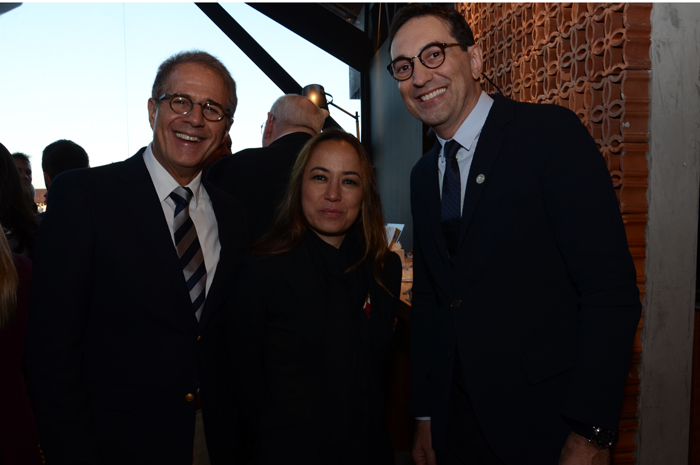 Octavio Neto e Roberta Yoshida, do Grupo Radar, com Paulo Chiele, da PRC Consultoria
