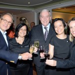 Octávio Neto, do Grupo Radar, Marcia Galvão, Ian Gillespie, Claudia Shishido e Lucimar Reis, da Star Alliance