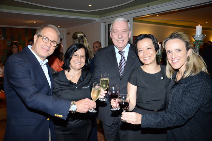Octávio Neto, do Grupo Radar, Marcia Galvão, Ian Gillespie, Claudia Shishido e Lucimar Reis, da Star Alliance