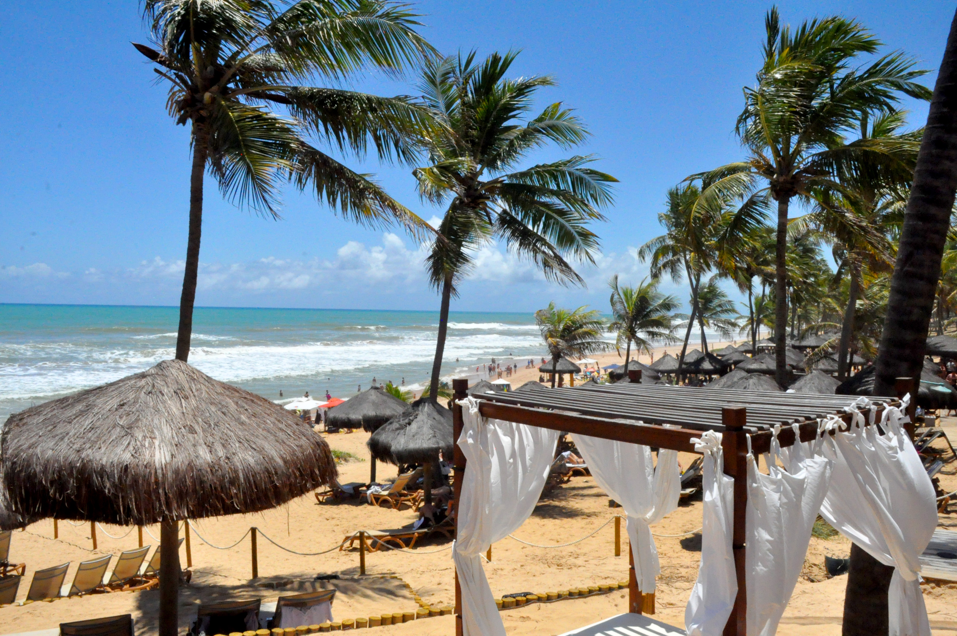 Praia privativa do Grand Palladium