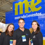 Priscilla Rotnitzky, do Hotéis Promenade, Guilherme Bastos, do Mar Palace Hotel, e Melissa Bastos, do Hilton Barra