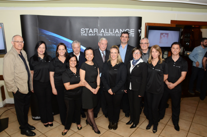 Representantes das companhias areas da Star Alliance no Brasil