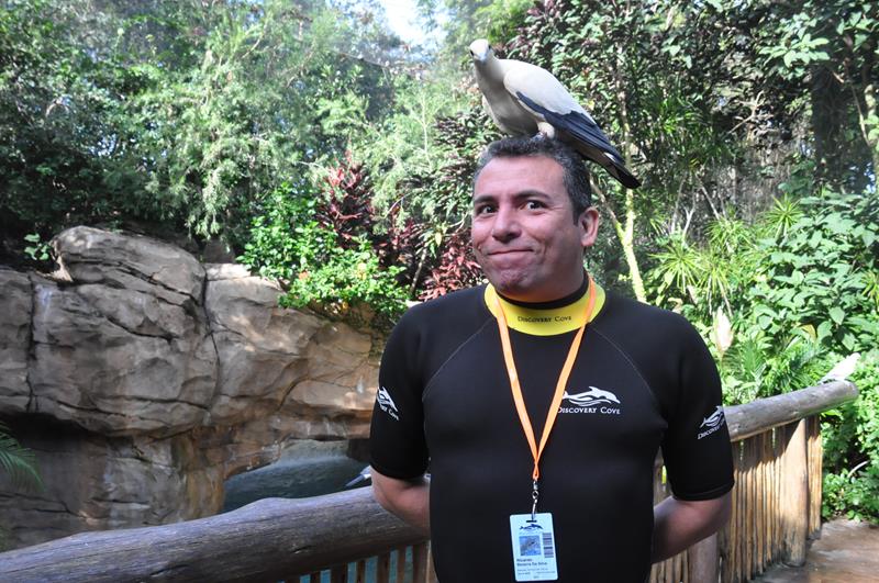 Ricardo Bezerra da Silva, da Azul Viagens torcendo para o pássaro ficar quietinho Ricardo Bezerra da Silva, da Azul Viagens torcendo para o pássaro ficar quietinho