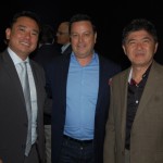 Roberto Sekiya, do Governo do Estado de São Paulo, Fábio Torres, da AFT, e Gervasio Tanabe, da Abracorp