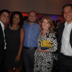 Rodrigo Vallejo, Caren Ribeiro, Thiago Gomes, Bete Risco e Ronaldo Barbosa, do grupo Nobile