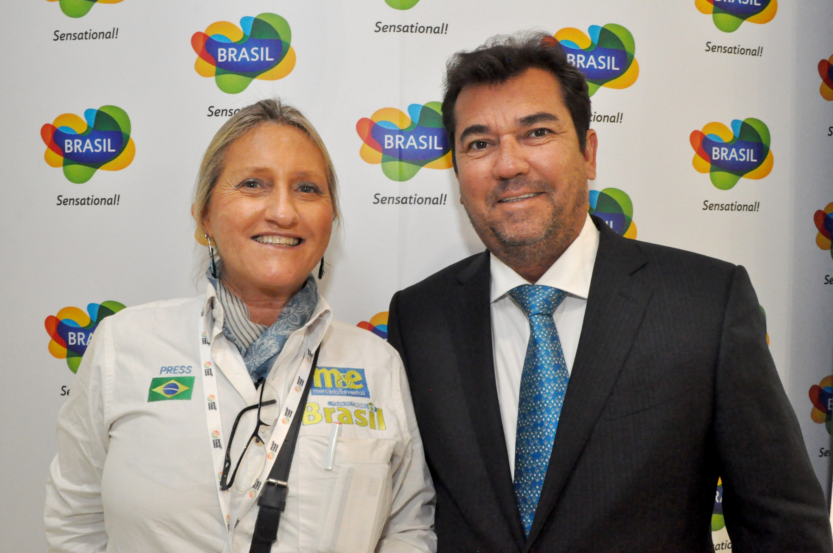 Rosa Masgrau, do M&E, e Ruy Gaspar, secretário de Turismo do RN Rosa Masgrau, do M&E, e Ruy Gaspar, secretário de Turismo do RN
