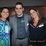Sabrina Bull, da Copastur, Siderley Santos, da Maringá Turismo, e Cristina Campos, da Rio Travel