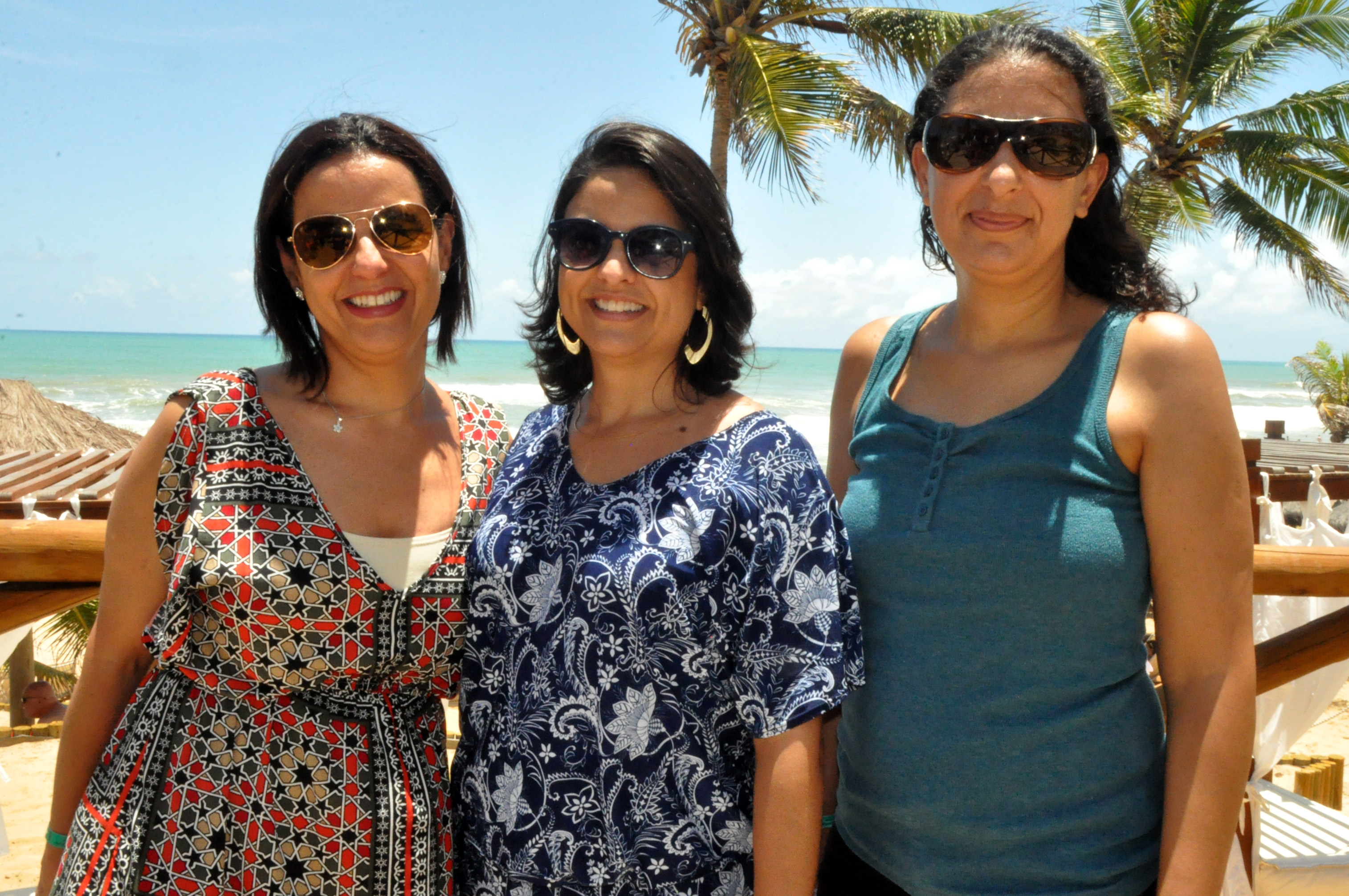 Silvia Russo, da Trend, Renata Maida, da MMT, e Shirlei Rocha, da Turnet