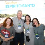 Tatiana Negris, Leandro Carnielli, Renata Vidon e Camila Antines, da Setur-ES